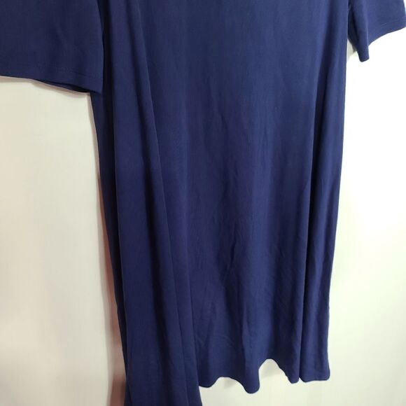 Forever 21 Blue Cold Shoulder Women's Tunic Dress - Picture 6 of 10